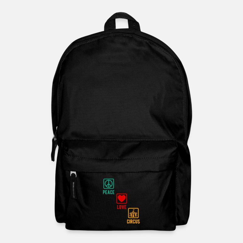 Circus Peace Love Circus Circus Performer Gift - Rucksack - Schwarz