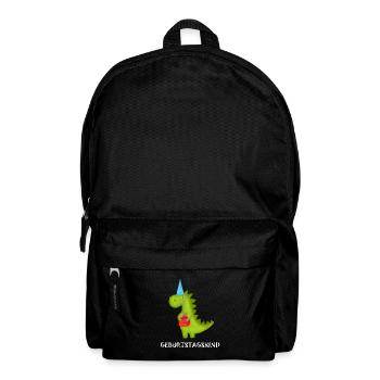 Birthday Boy Tyrannosaurus Rex Dino T-Rex Party - Backpack - black - Front