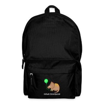 Birthday Boy Triceratops Dino Birthday - Backpack - black - Front