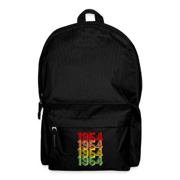 1954 geboren Jahrgang 70 Jahre Retro Geschenk - Rucksack - Schwarz - Vorne