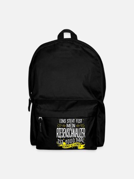 RIESENSCHNAUZER - 1000 - Rucksack - Schwarz
