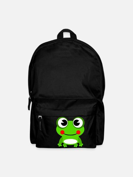 Frosch - Rucksack - Schwarz