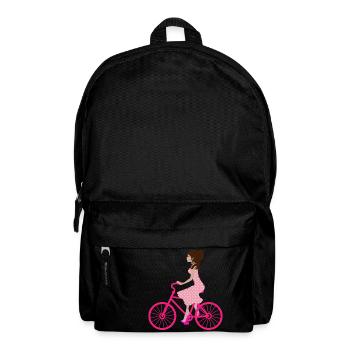 bicycle mountain bike cyclist mountain bike - Backpack - black - Front