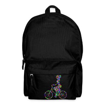 bicycle mountain bike cyclist mountainbike fahrrad - Rucksack - Schwarz - Vorne