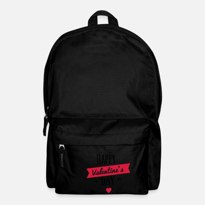 Saint Valentin romance cadeau coeur idée de cadeau - Sac à dos - noir