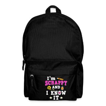 Je suis Scrappy et je le sais - Sac à dos - noir - Devant