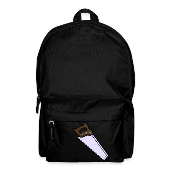Säge,handsäge,beruf - Rucksack - Schwarz - Vorne