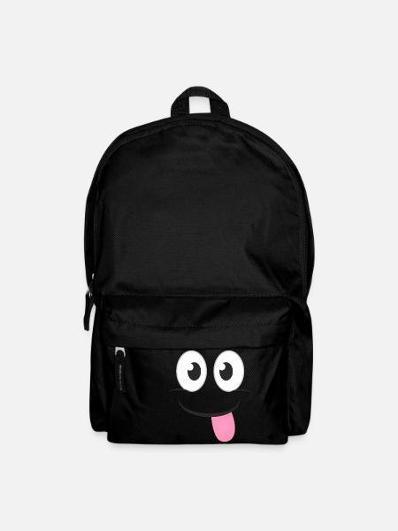FRECHES GESICHT - Lustiges Comic Geschenk Shirts - Rucksack - Schwarz