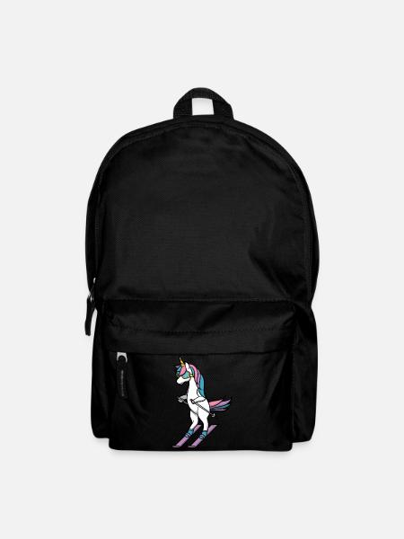 Apres Ski Party Crew Einhorn Skifahren hüttengaudi - Rucksack - Schwarz
