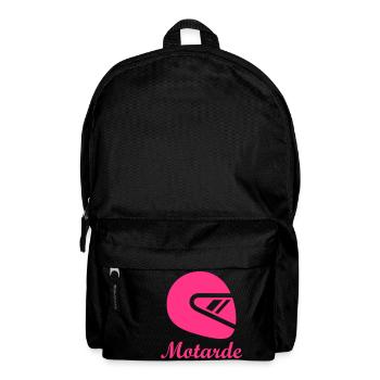 Motarde / Motard / Moto / Biker - Backpack - black - Front