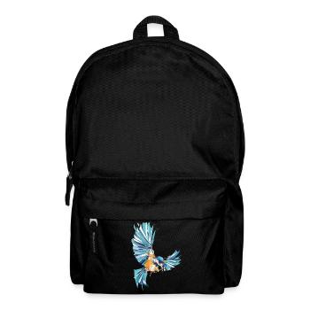 Eisvogel - Rucksack - Schwarz - Vorne