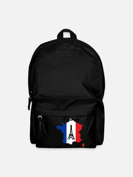 Frankreich, France - Rucksack - Schwarz