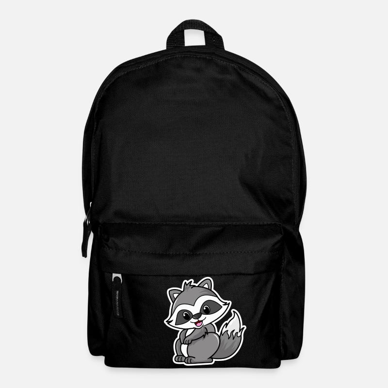 raton laveur - Sac à dos - noir