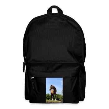 Chevaux T-shirt Cadeau Cavalier - Sac à dos - noir - Devant