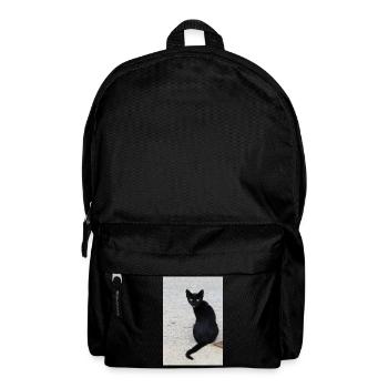 Chat noir - Sac à dos - noir - Devant