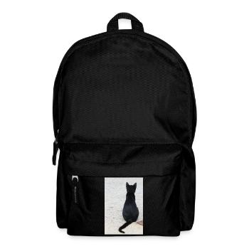 Katze Kätzchen Katzenshirt Geschenk - Rucksack - Schwarz - Vorne