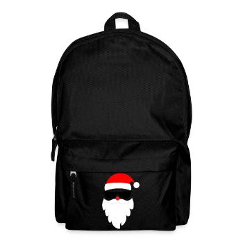 Père Noël cool Père Noël - Sac à dos - noir - Devant