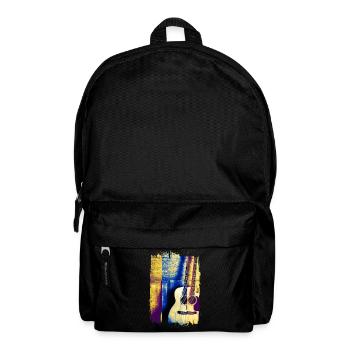 Acoustic Guitar Guitar Acoustic Guitar Music - Backpack - black - Front
