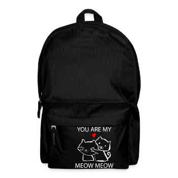 You are my Meow Meow - Backpack - black - Front