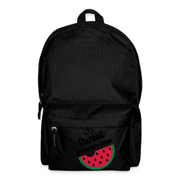 Sweet Summer Time Design - Rucksack - Schwarz - Vorne