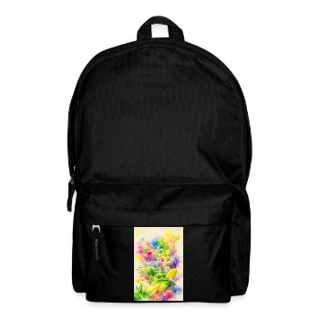 Flower Art - Backpack - black - Front