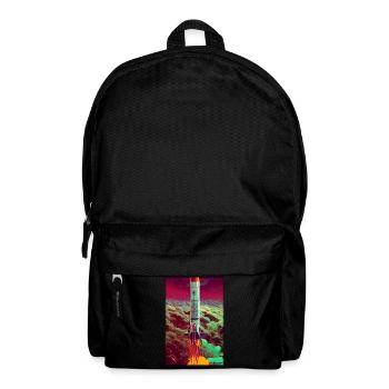 Lancement de fusée Space Stars Nuages - Sac à dos - noir - Devant