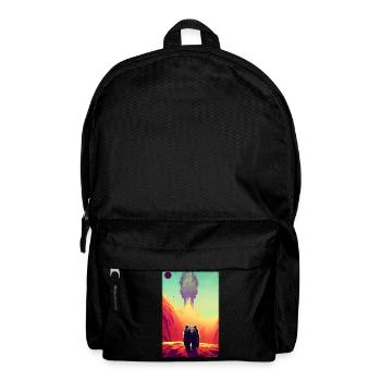 Bear Grizzly Bear Brown Bear Predator Wildlife Forest 3 - Backpack - black - Front