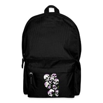 Totenköpfe Totenschädel Halloween Sugar Skulls - Rucksack - Schwarz - Vorne