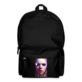 Cyber Goth Woman Future Technology Science - Backpack - black - Front