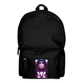Cyber Goth Woman Future Technology Science - Backpack - black - Front