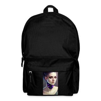 Cyber Goth Woman Future Technology Science - Backpack - black - Front