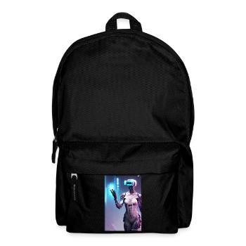 Robot Future Science Sci-Fi Machine - Backpack - black - Front