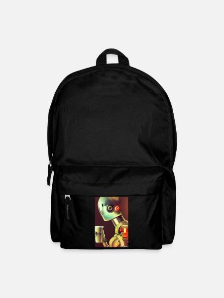 Robot Coffee Future Science Machine - Backpack - black