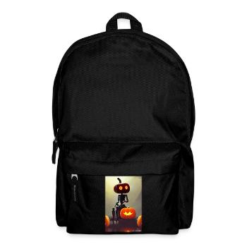 Roboter Halloween Zukunft Technik Wissenschaft - Rucksack - Schwarz - Vorne