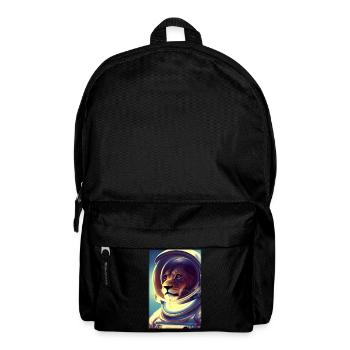 Leo Big Cat Astronaut Future Sci-Fi Technology - Sac à dos - noir - Devant