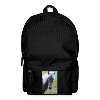 Pferd Pferdeposter - Rucksack - Schwarz - Vorne