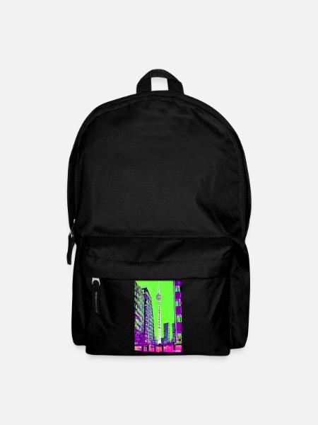 Berlin Berliner Fernsehturm Stadt Wahrzeichen - Rucksack - Schwarz