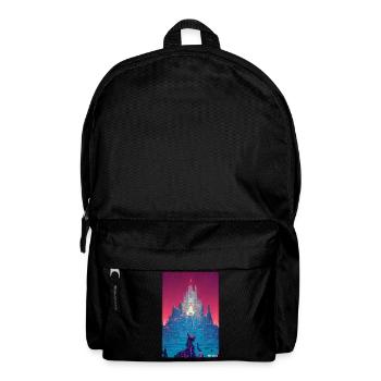 Castle Castle Fortress Architecture Landscape - Backpack - black - Front