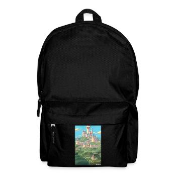 Castle Castle Fortress Architecture Landscape - Backpack - black - Front