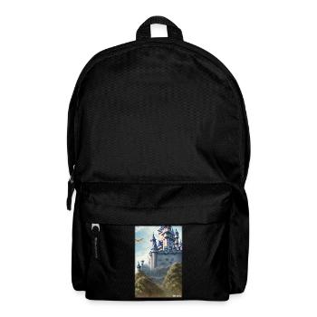 Castle Castle Fortress Architecture Landscape - Backpack - black - Front