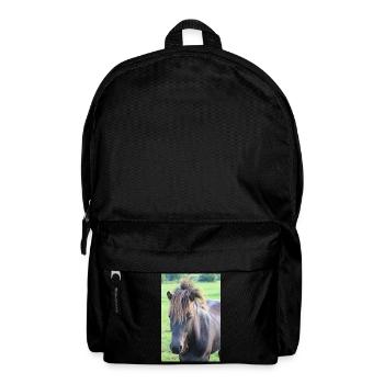 Pferd Pferdeposter - Rucksack - Schwarz - Vorne