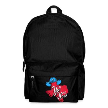 Yee Texas Design für stolze Texaner - Rucksack - Schwarz - Vorne