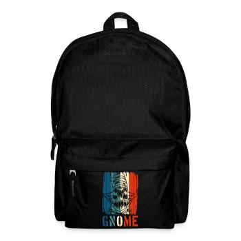 Zwerg Wichtel Gärtner - Rucksack - Schwarz - Vorne
