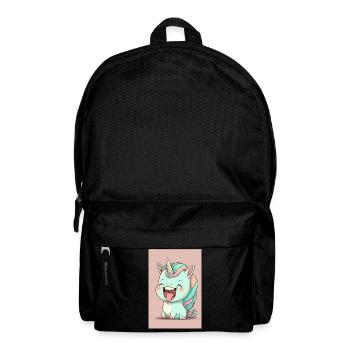 Bébé licorne - Sac à dos - noir - Devant