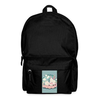 Bébé licorne - Sac à dos - noir - Devant