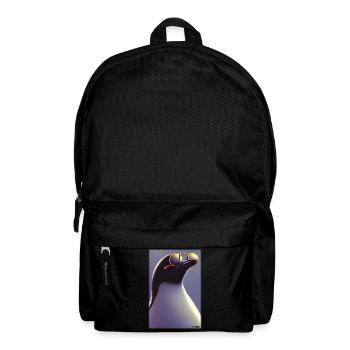 Pingouin Lunettes de soleil Faune Oiseau de mer - Sac à dos - noir - Devant