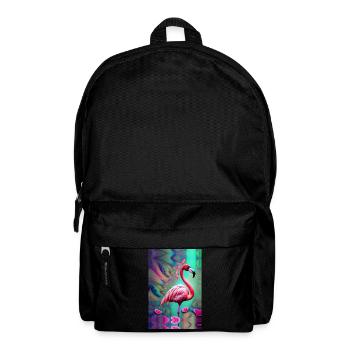 FLAMINGO CAMARGUE PASTELS - Backpack - black - Front