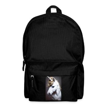 Unicorn Rainbow Magic Fairy Tale Mythical Animal - Backpack - black - Front