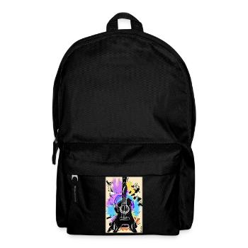 Guitar Music Art Guitarist Instrument Band - Backpack - black - Front