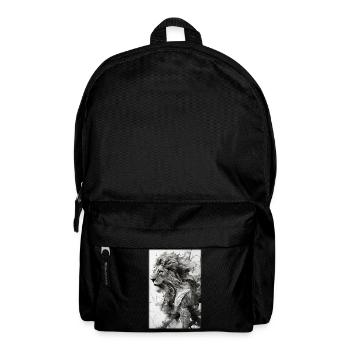 Lion Big Cat Wild Animal Lion's Head Lion's Mane Animal - Backpack - black - Front